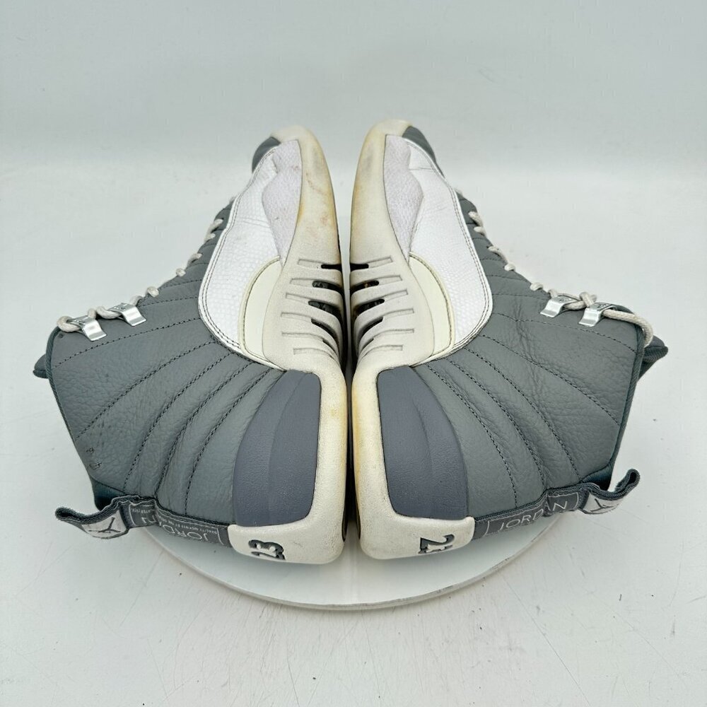 Nike Air Jordan 12 Retro Men Size 9 CT8013-015 Stealth Grey White Shoes - Picture 6 of 11